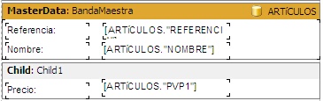 anadir banda hija en informe anadir banda hija en informe