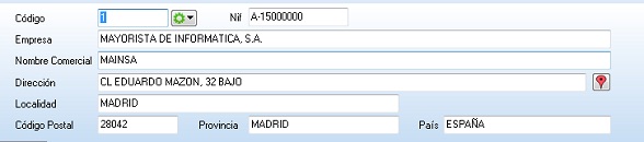 Campos de las fichas en OfiPro Campos de las fichas en OfiPro