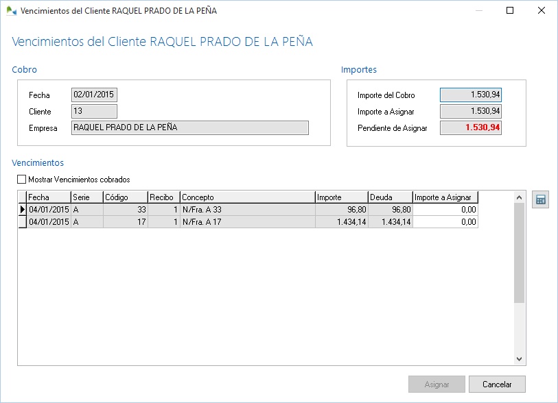 Gestión de cobros y pagos en OfiPro