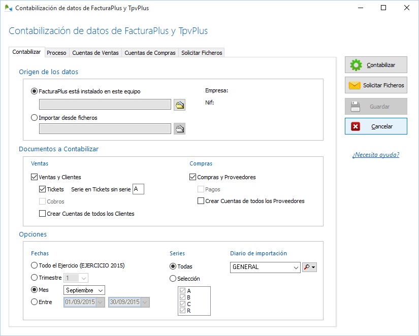 OfiPro Contabilidad permite contabilizar datos de Facturaplus y Tpvplus OfiPro Contabilidad permite contabilizar datos de Facturaplus y Tpvplus
