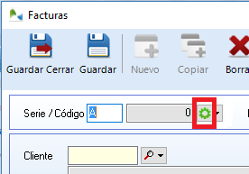 Pulse el botón para desactivar el numerador automático