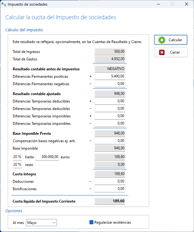 impuesto de sociedades