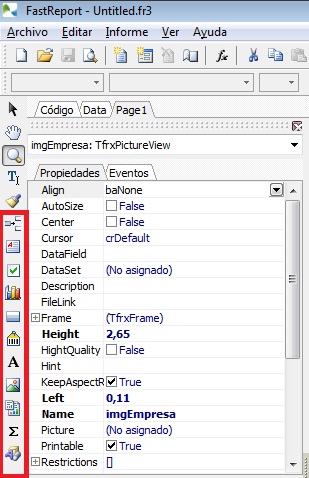 Objetos del disenador