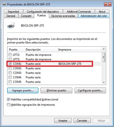 Verifique la exclusividad del puerto asignado en el driver Verifique la exclusividad del puerto asignado en el driver
