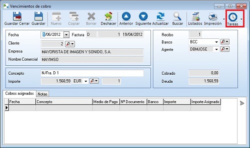 Gestione vencimientos para una gestión flexible de cobros y pagos Gestione vencimientos para una gestión flexible de cobros y pagos