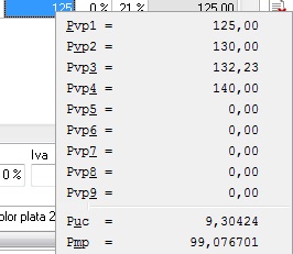 Ver precios del artículo desde el documento en OfiPro